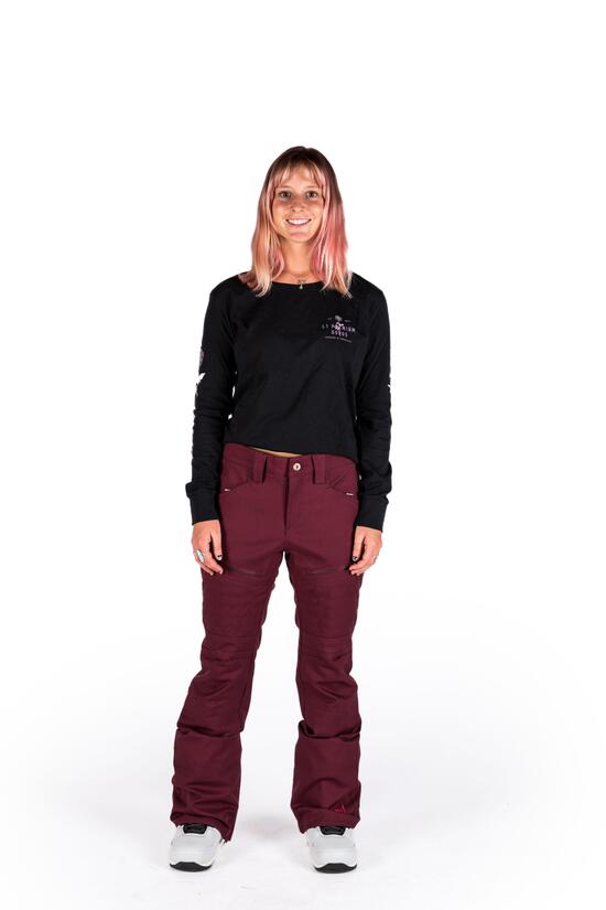 L1 Premium Goods Womens 2016 Snowboard Black Wax Denim SCARLETT PANTS 